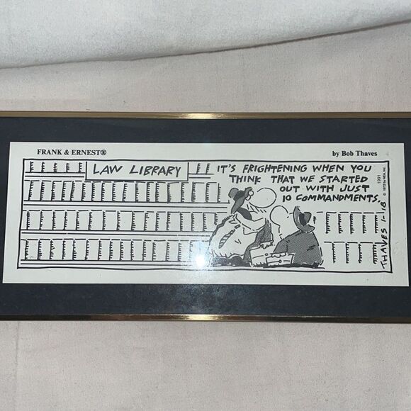 Framed comic strip   - Picture 1 of 6